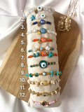 Makramee-Armbänder aus Perlen & Charms
