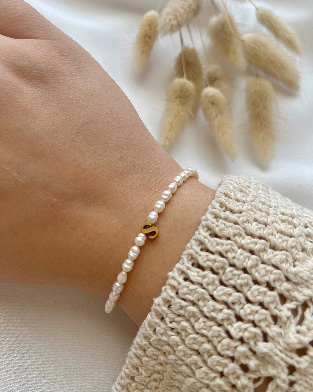 Süßwasserperlen-Armband personalisiert