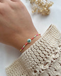 Perlenarmband in Bunt mit einem Nazar-Perlmutt